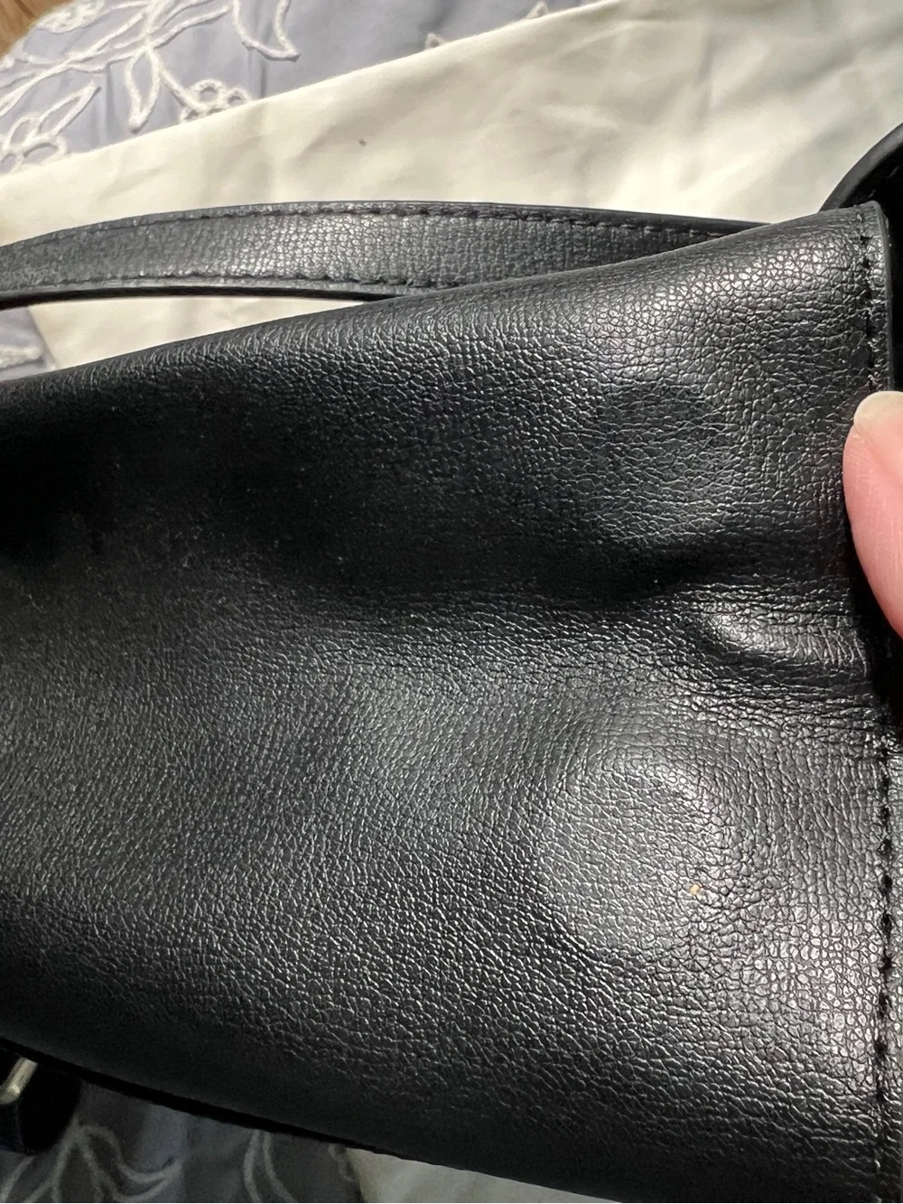 kate spade Black Leather Mini Backpack with Spade Lock